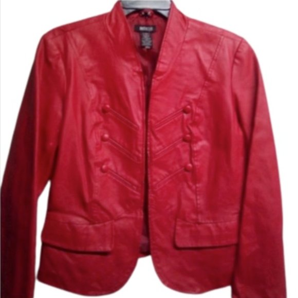 metrostyle Jackets & Blazers - Vintage Metrostyle Red Genuine Leather Jacket